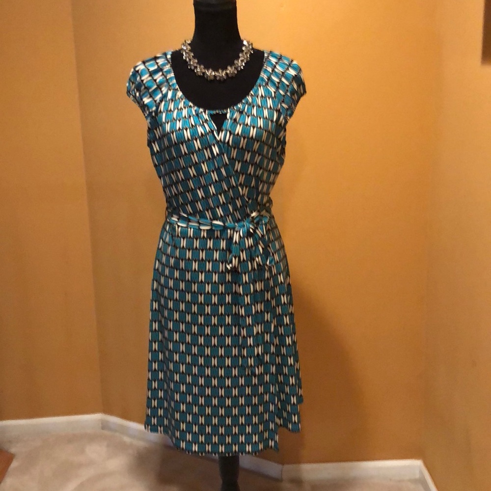 Faux Wrap Dress